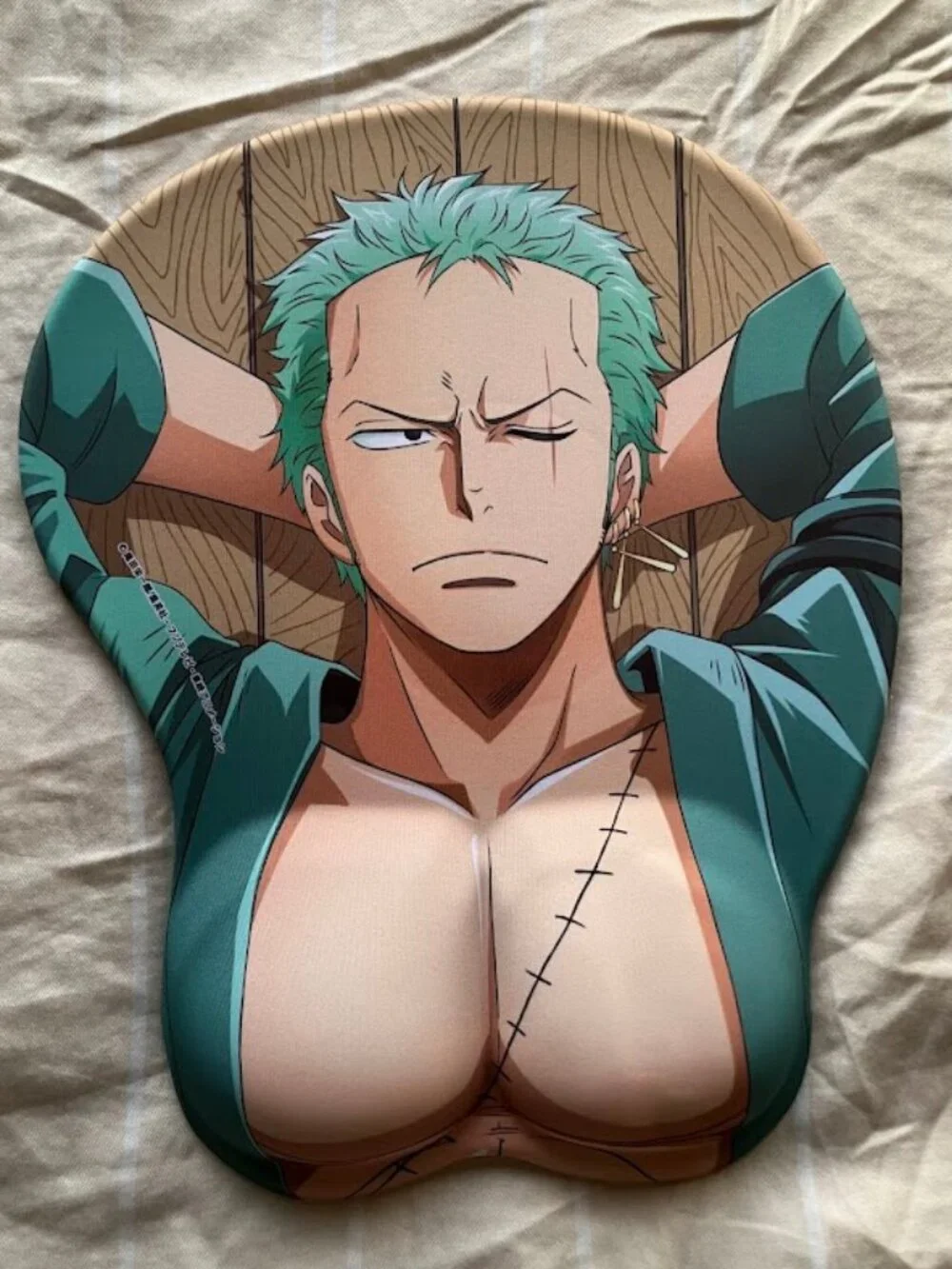 One Piece Zoro breast mousepad